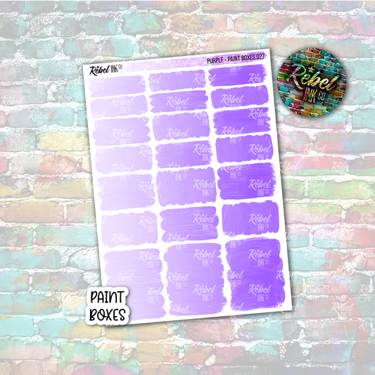 Purple - Paint Boxes Standard Vertical