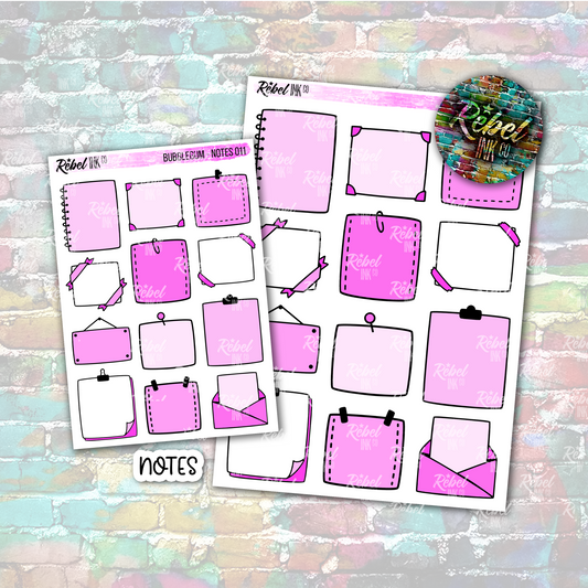 Bubblegum - Note Boxes