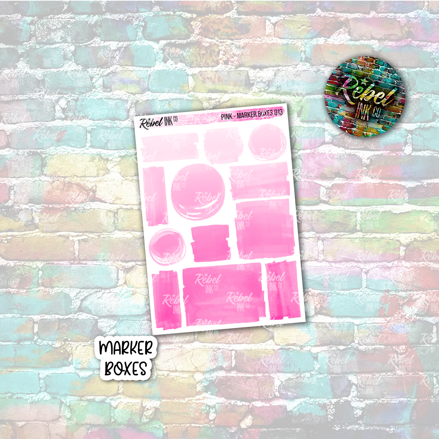 Pink - Marker Boxes Multi