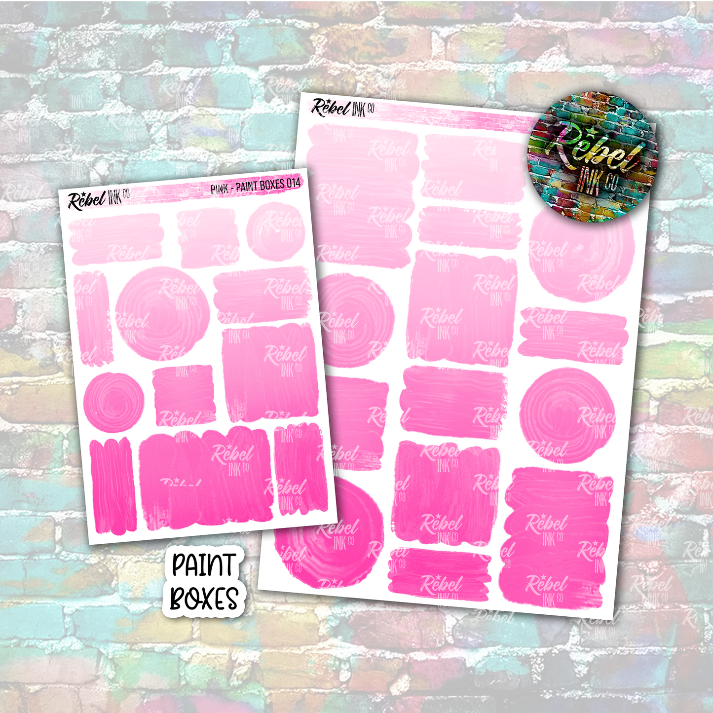 Pink - Paint Boxes Multi