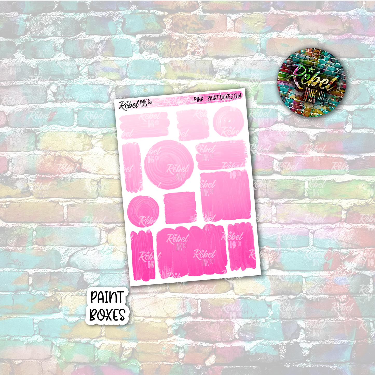 Pink - Paint Boxes Multi