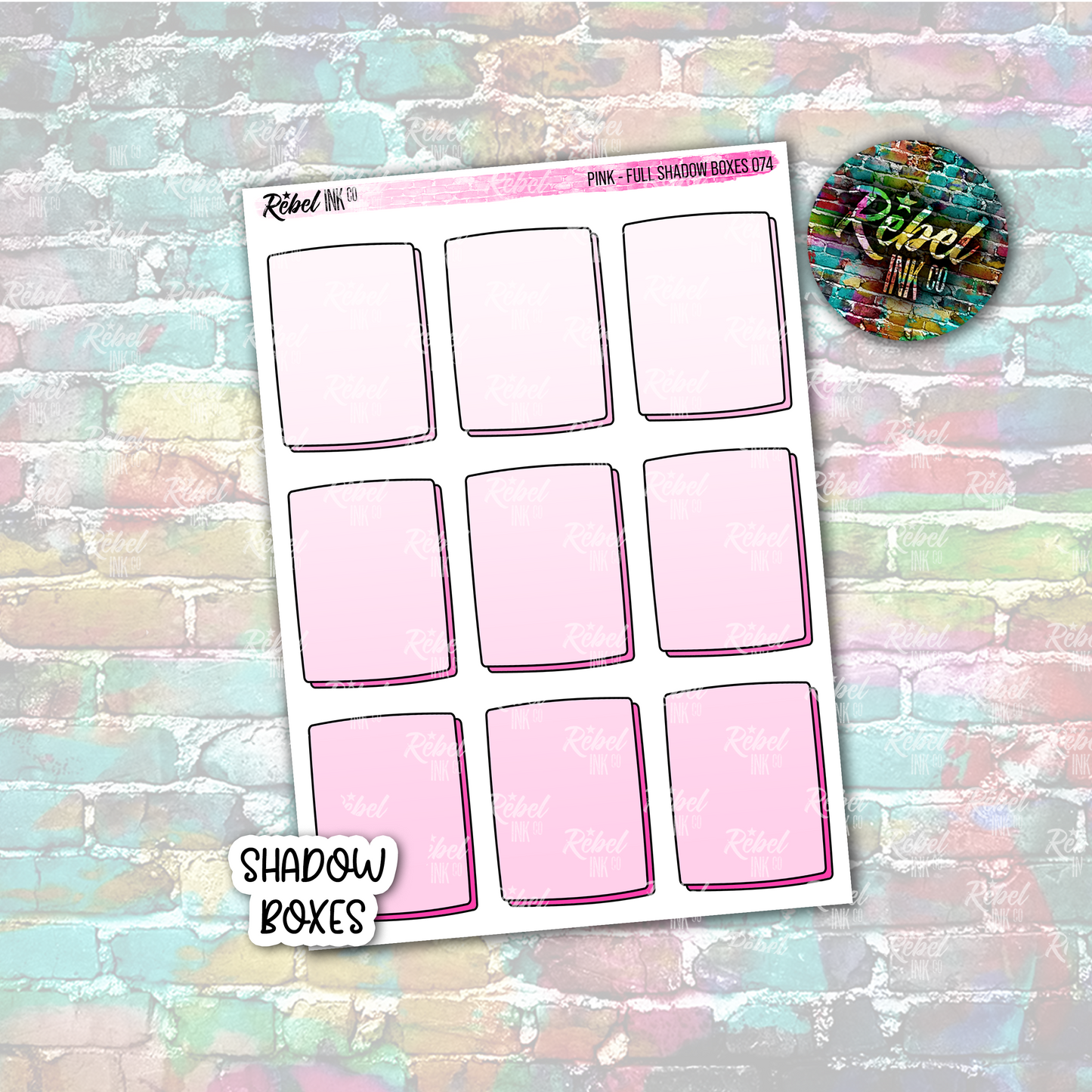 Pink - Shadow Full Boxes