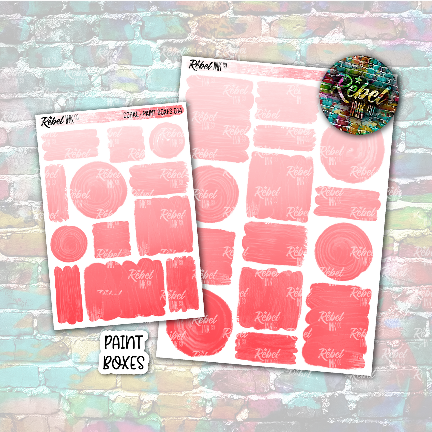 Coral - Paint Boxes Multi