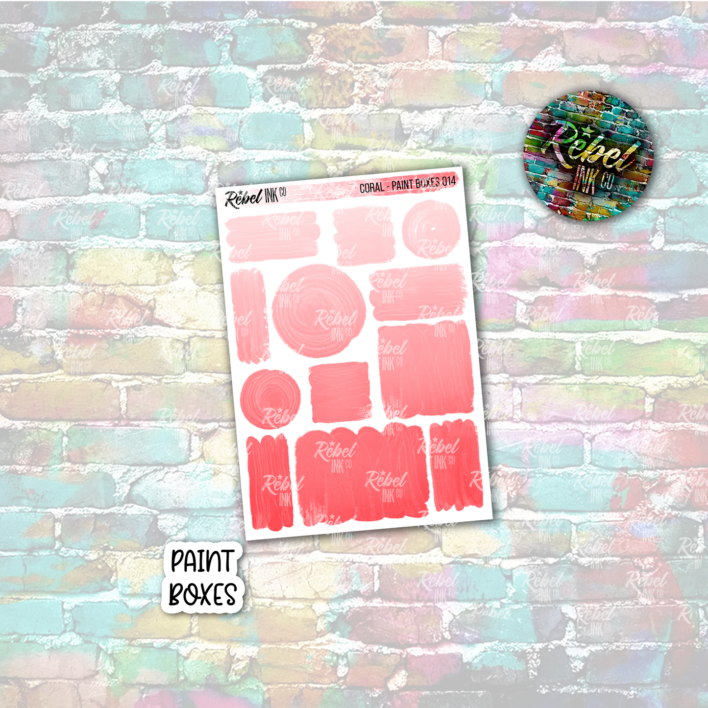 Coral - Paint Boxes Multi