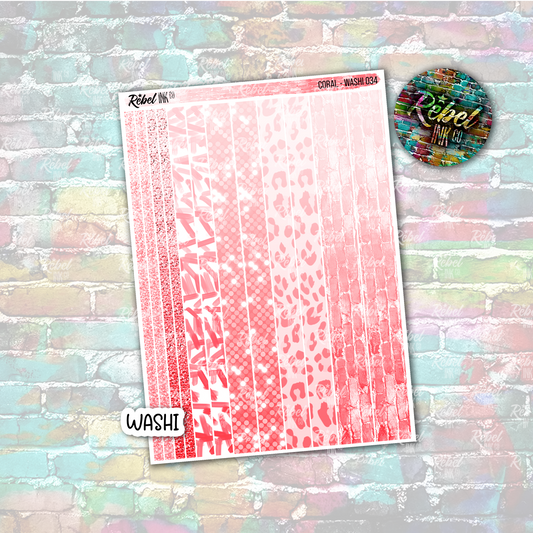 Coral - Washi