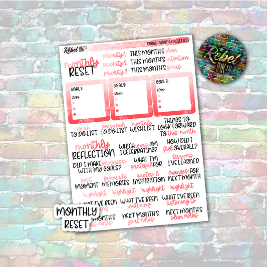 Coral - Monthly Reset