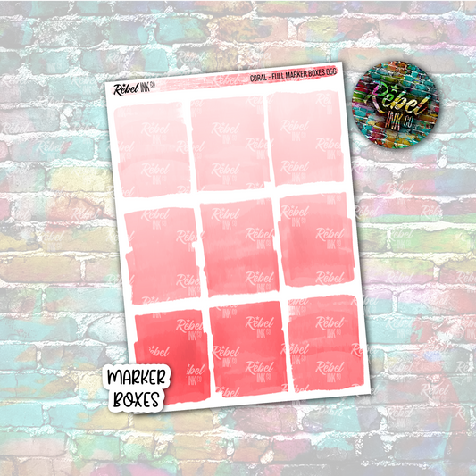 Coral - Marker Full Boxes