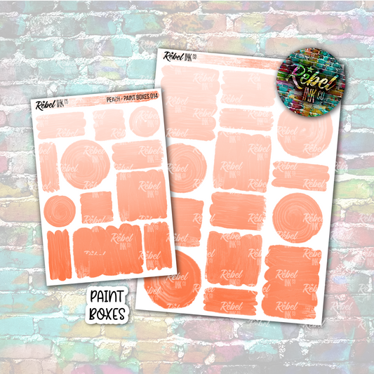 Peach - Paint Boxes Multi
