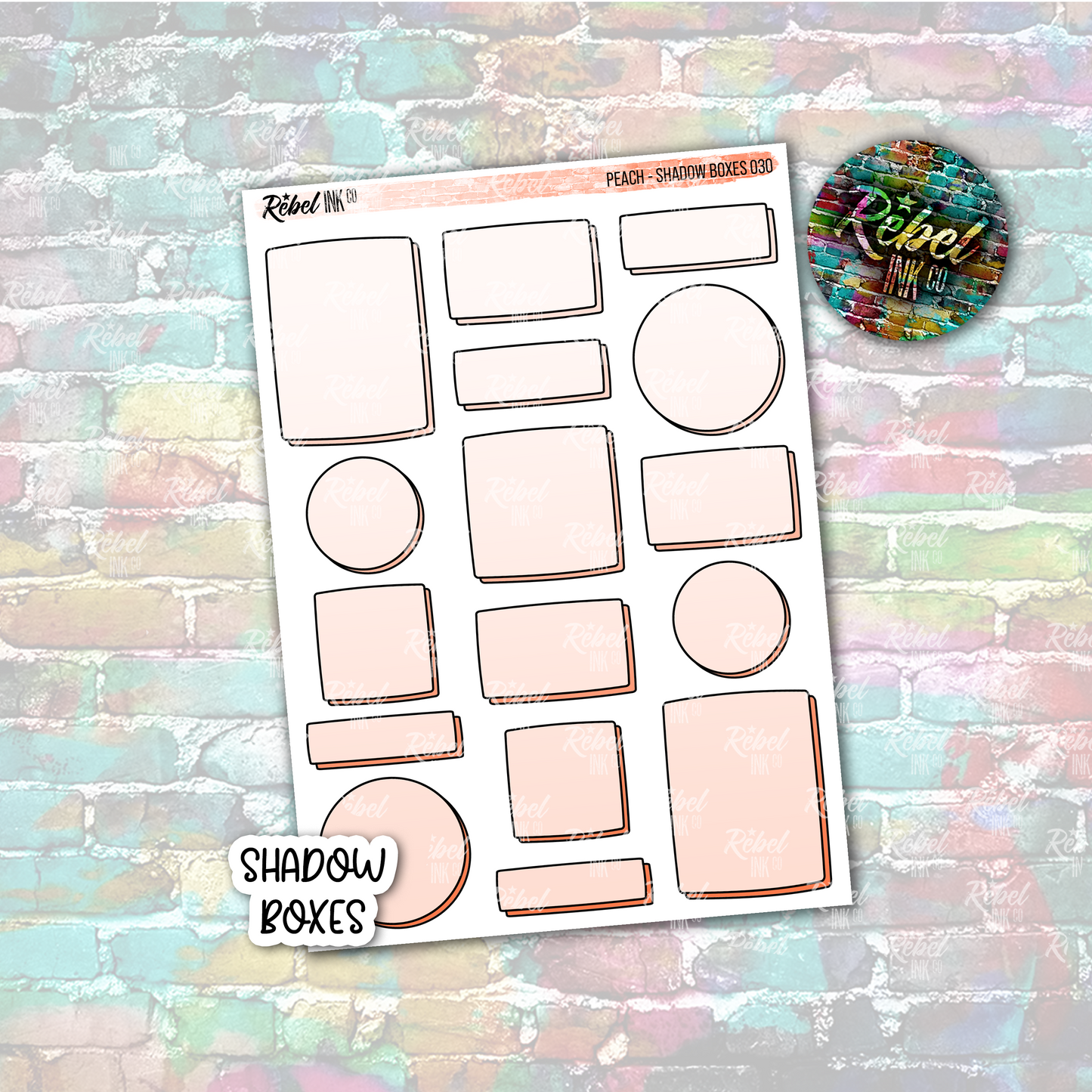 Peach - Shadow Boxes Multi