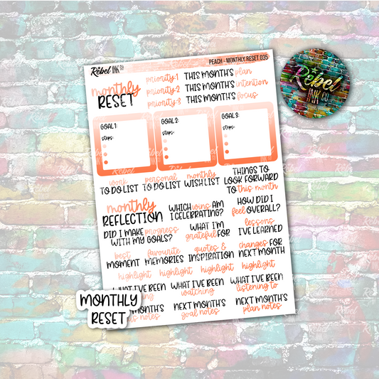 Peach - Monthly Reset