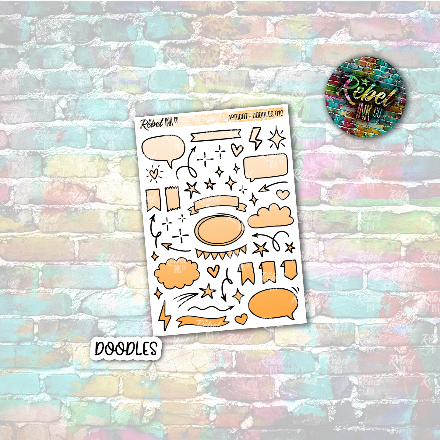 Apricot - Doodles