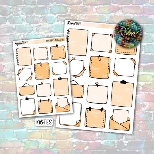 Apricot - Note Boxes