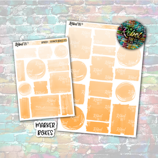 Apricot - Marker Boxes Multi