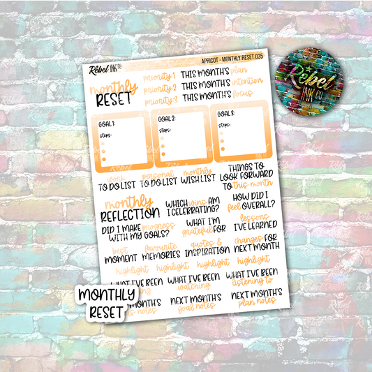 Apricot - Monthly Reset