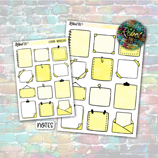 Lemon - Note Boxes