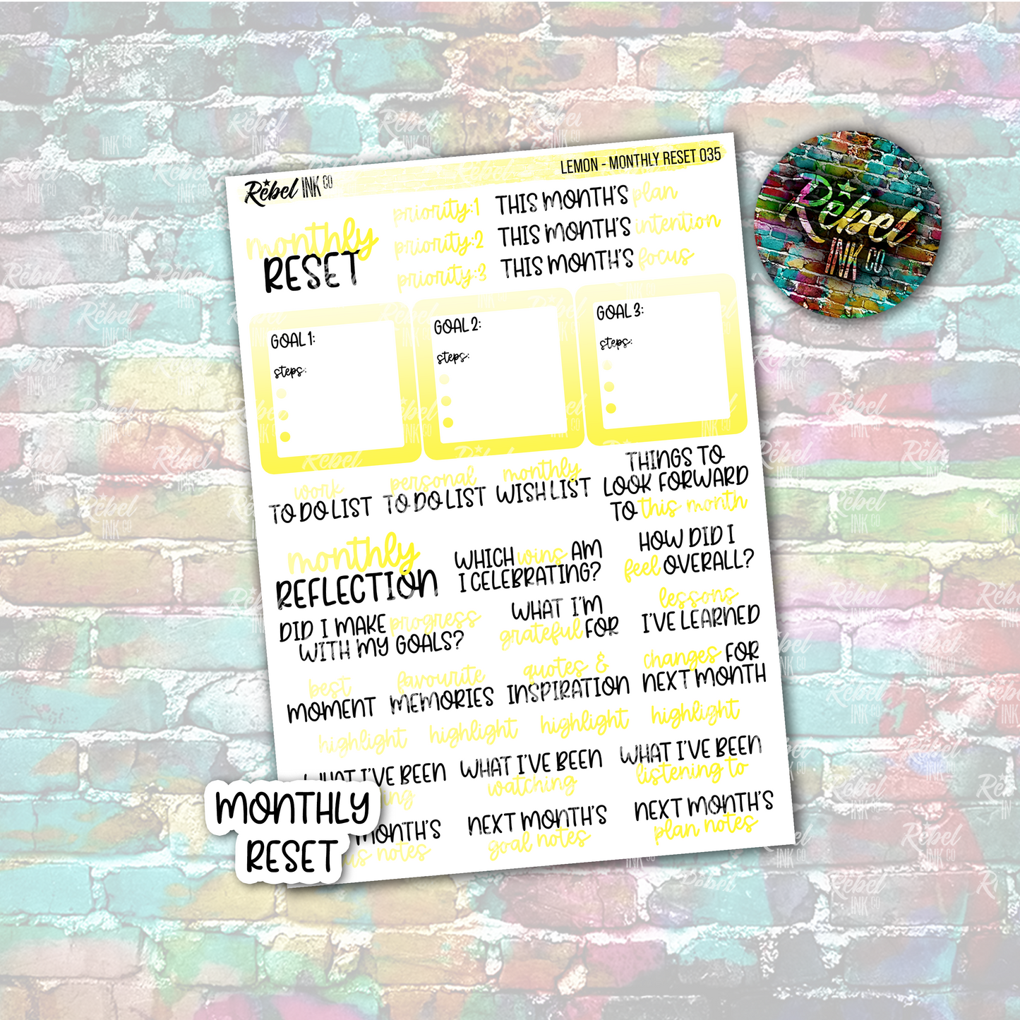 Lemon - Monthly Reset