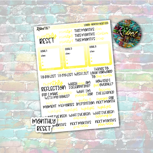 Lemon - Monthly Reset