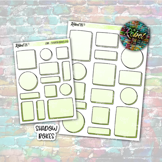 Lime - Shadow Boxes Multi