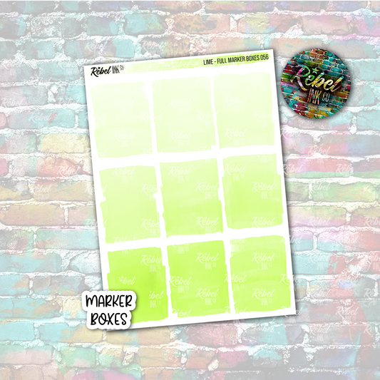 Lime - Marker Full Boxes