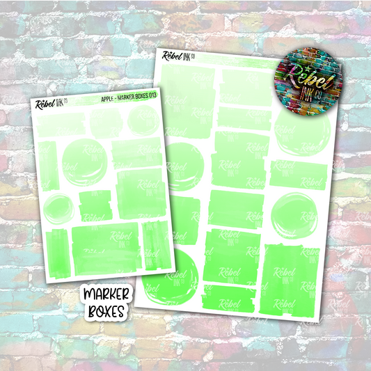 Apple - Marker Boxes Multi