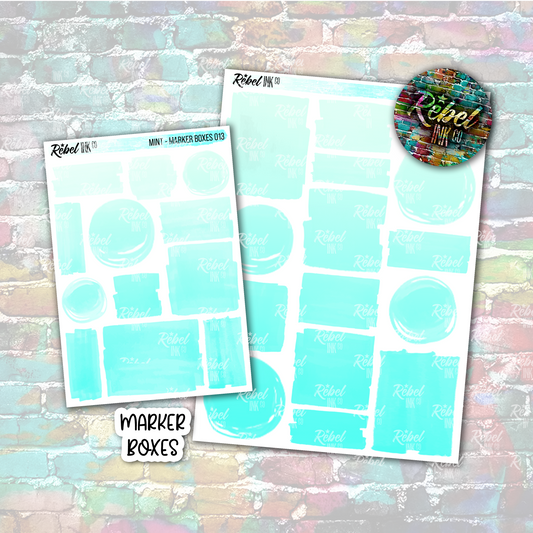 Mint - Marker Boxes Multi