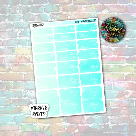 Mint - Marker Boxes Standard Vertical