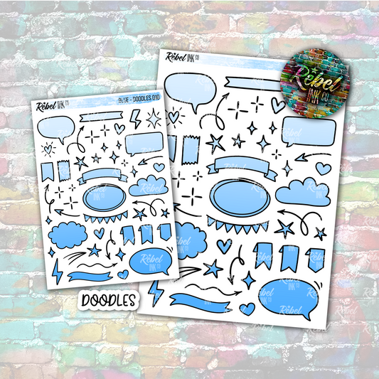 Blue - Doodles