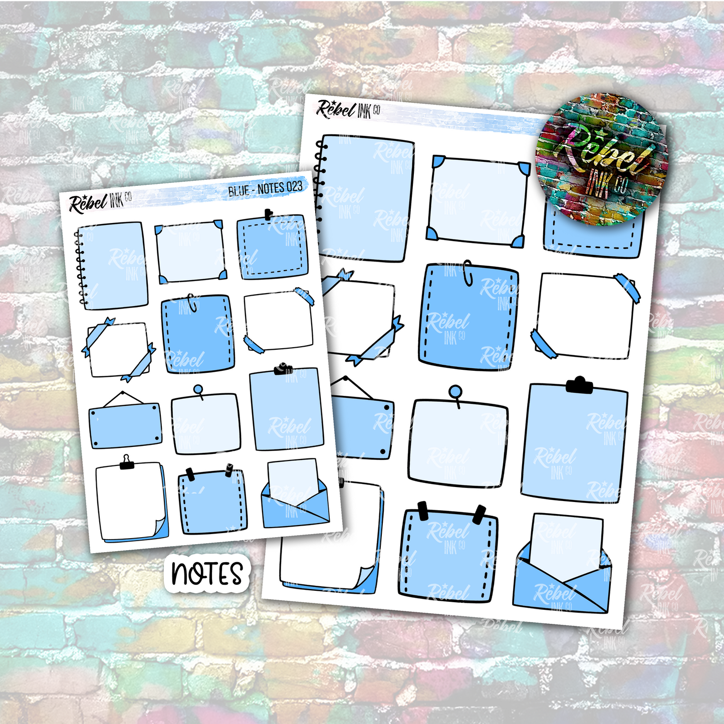 Blue - Note Boxes