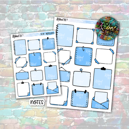 Blue - Note Boxes