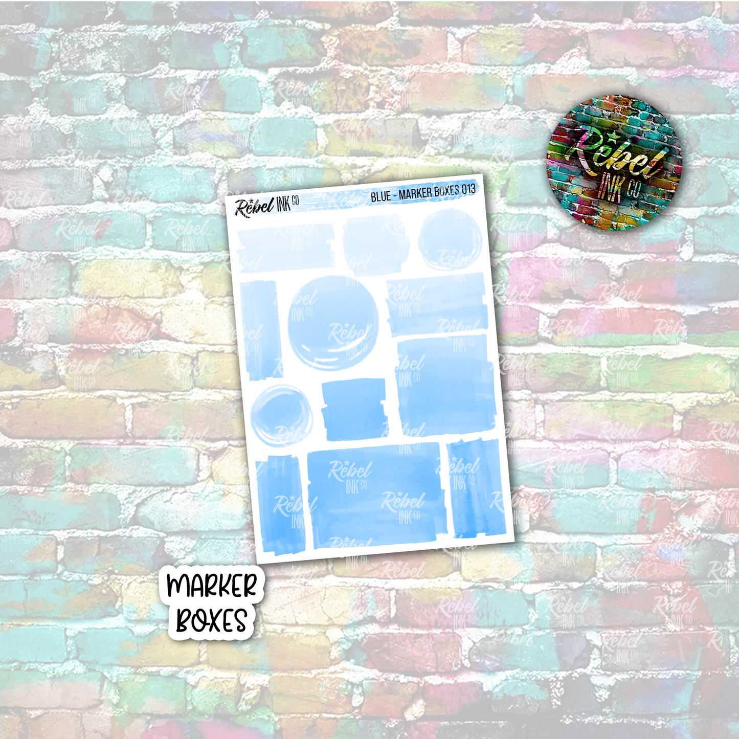Blue - Marker Boxes Multi