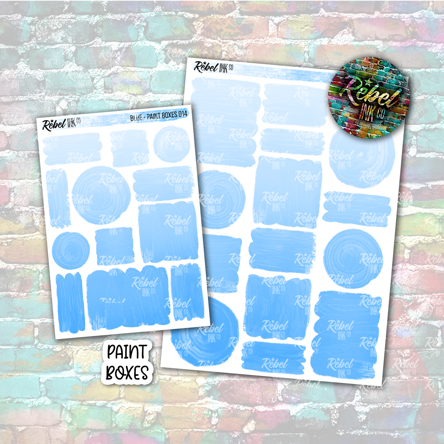 Blue - Paint Boxes Multi