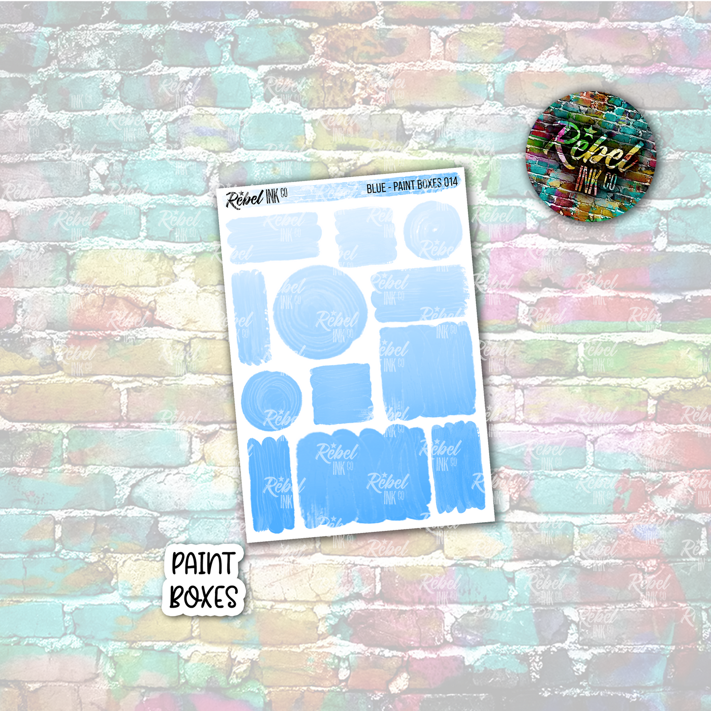 Blue - Paint Boxes Multi