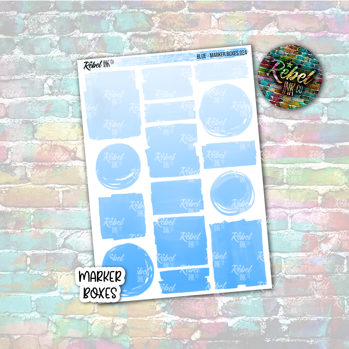 Blue - Marker Boxes Multi