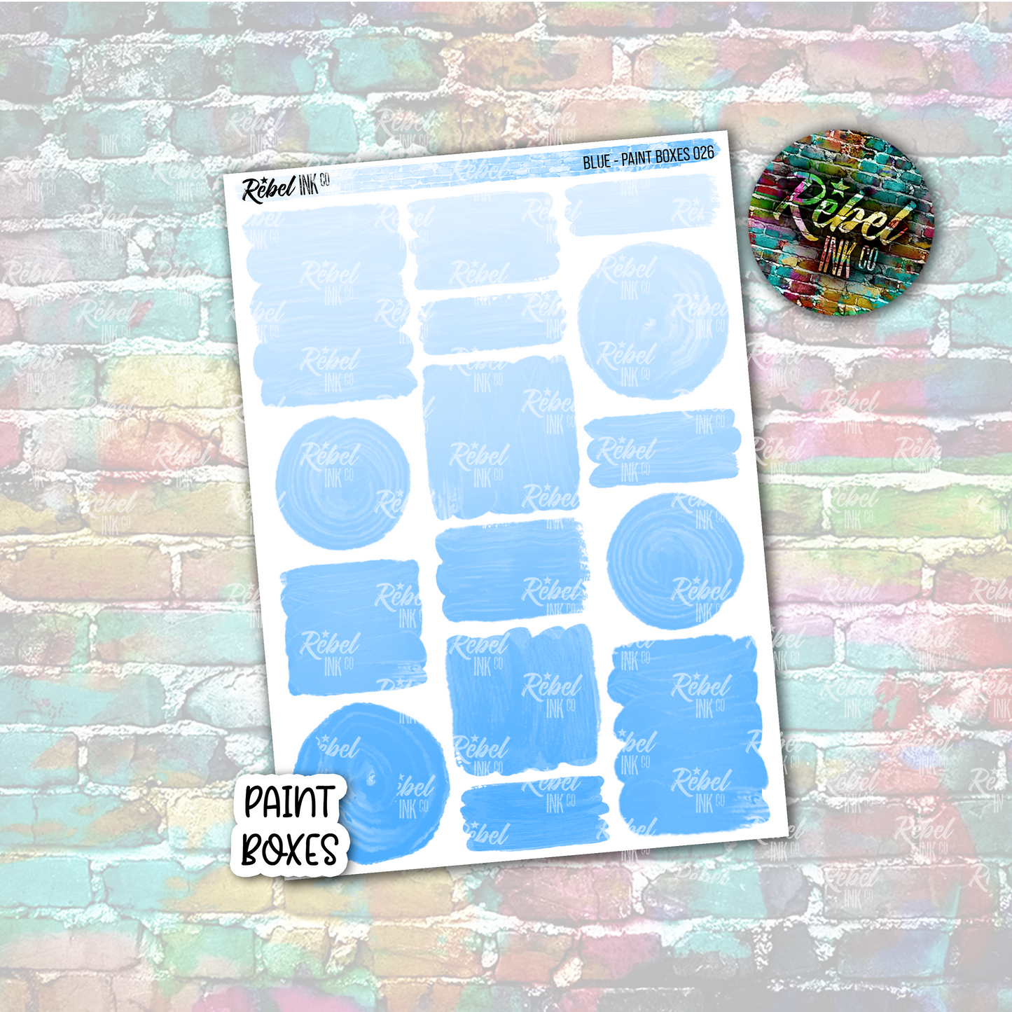 Blue - Paint Boxes Multi