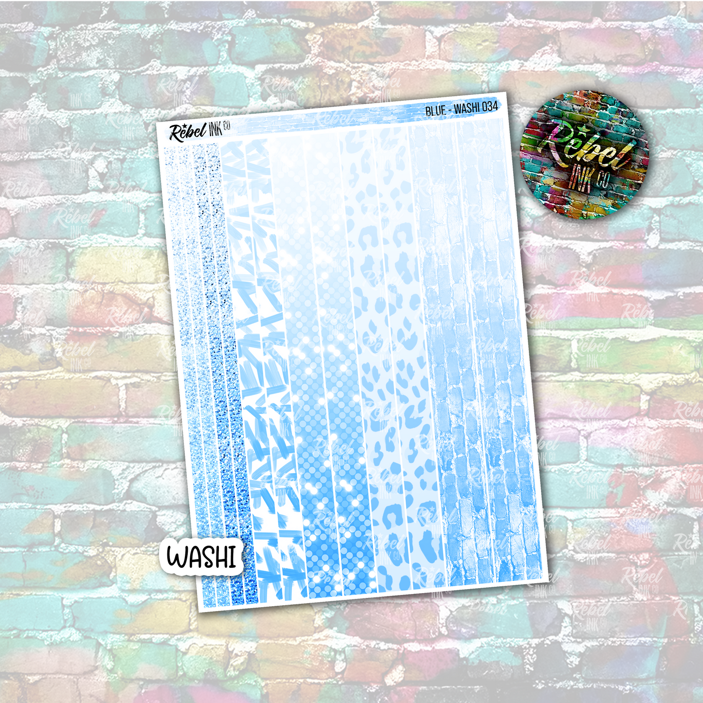Blue - Washi