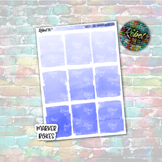 Violet - Marker Full Boxes