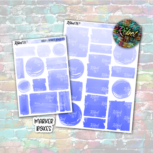 Violet - Marker Boxes Multi