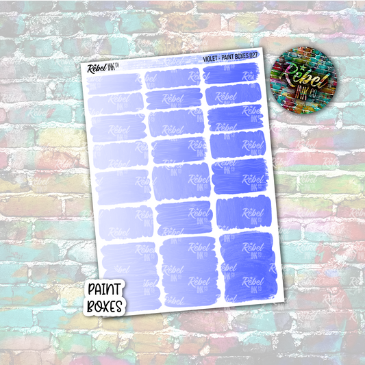 Violet - Paint Boxes Standard Vertical