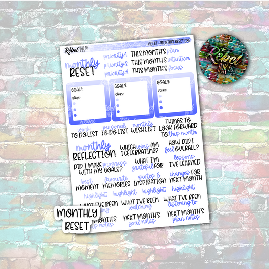 Voilet - Monthly Reset