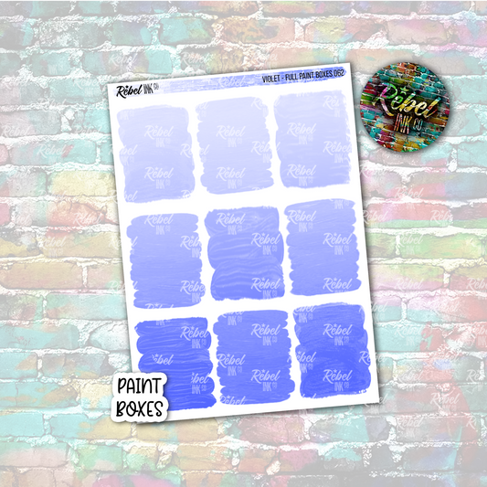 Violet - Paint Full Boxes