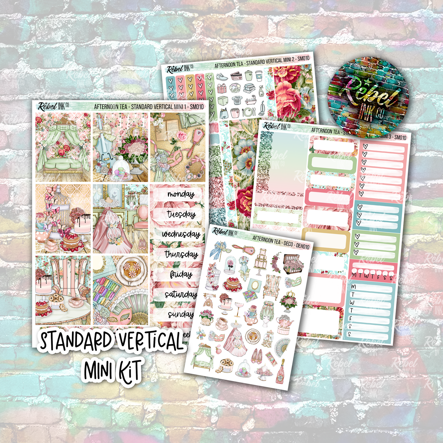 Afternoon Tea - Standard Vertical Mini Kit