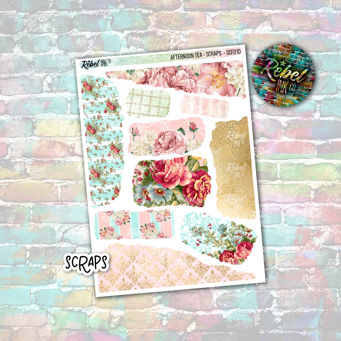 Afternoon Tea - Scraps Large