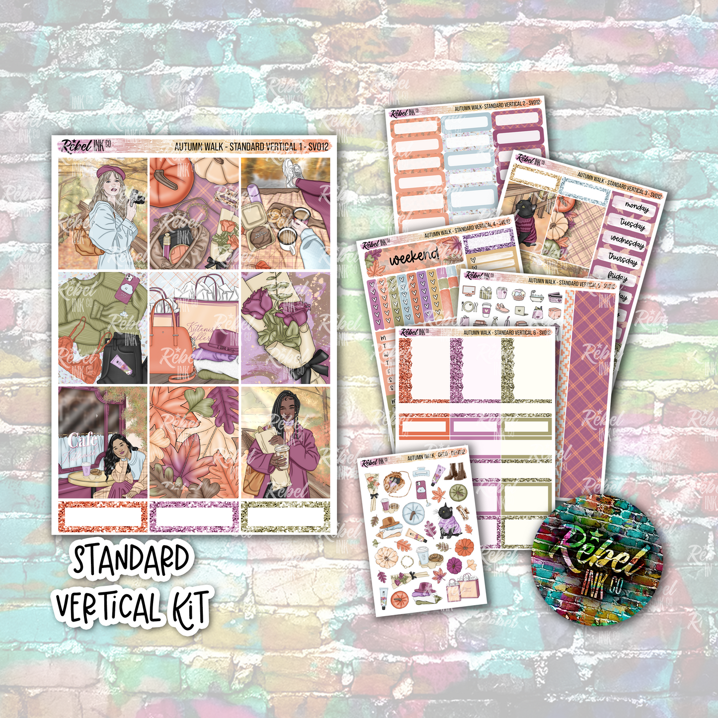 Autumn Walk - Standard Vertical Kit