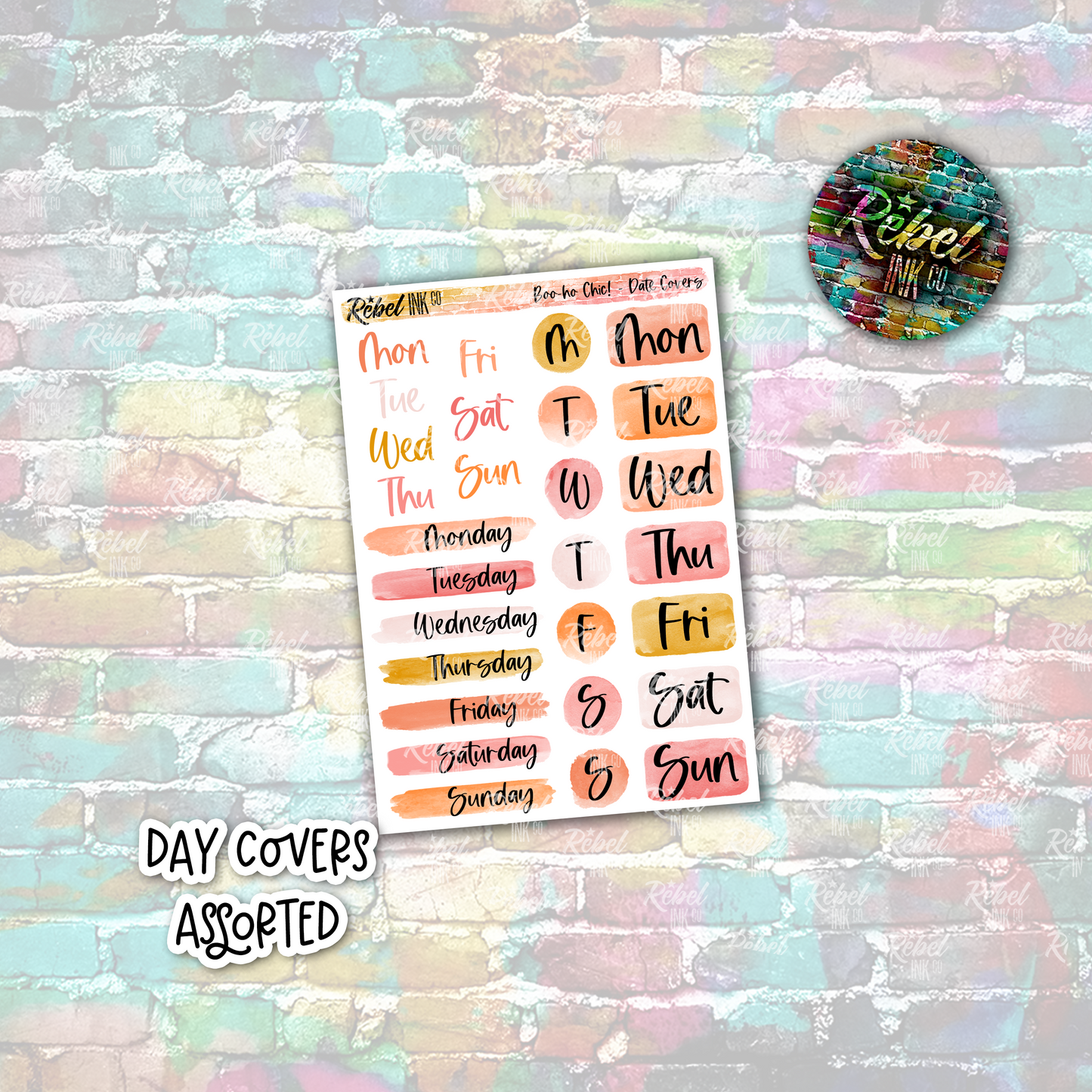 Boo-ho Chic - Day Covers Assorted