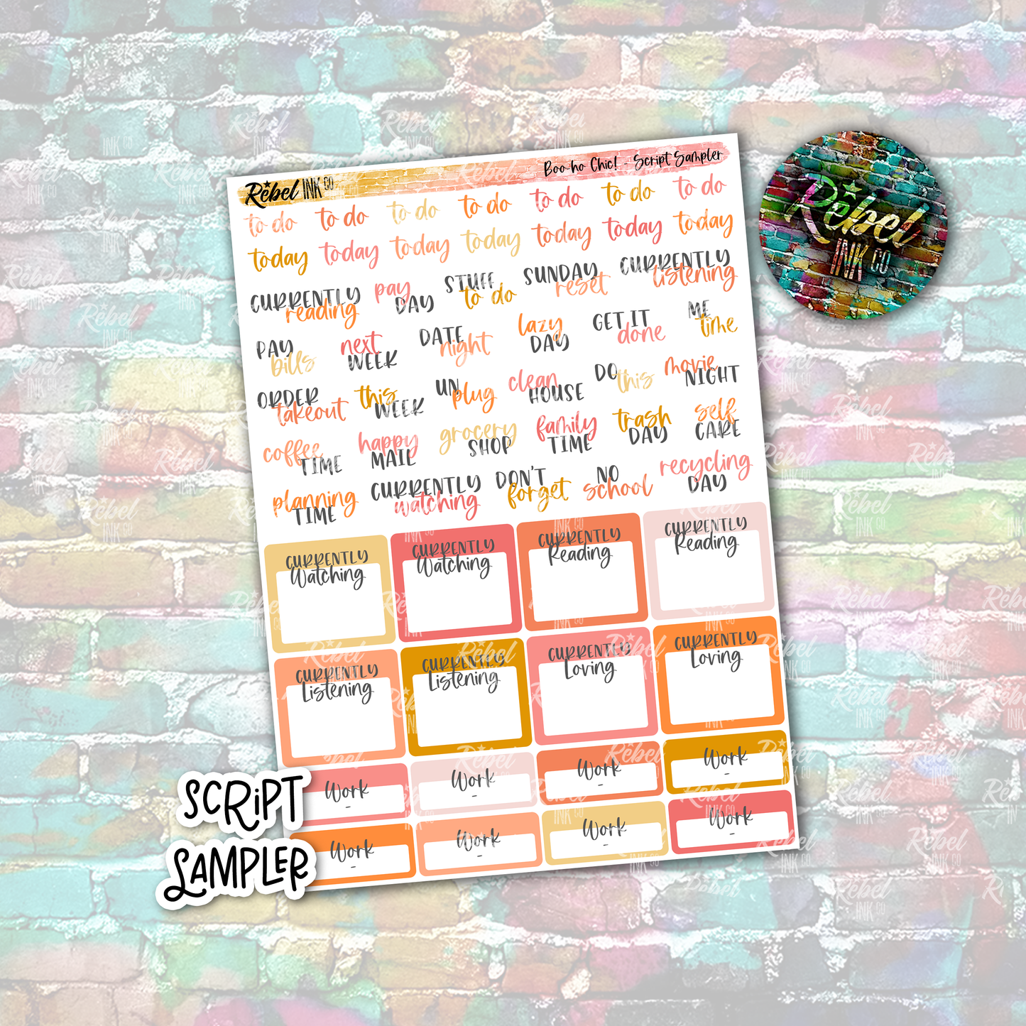 Boo-ho Chic - Script Sampler
