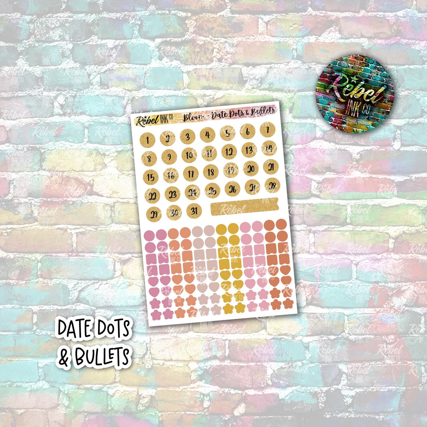 Bloom - Date Dots & Bullets
