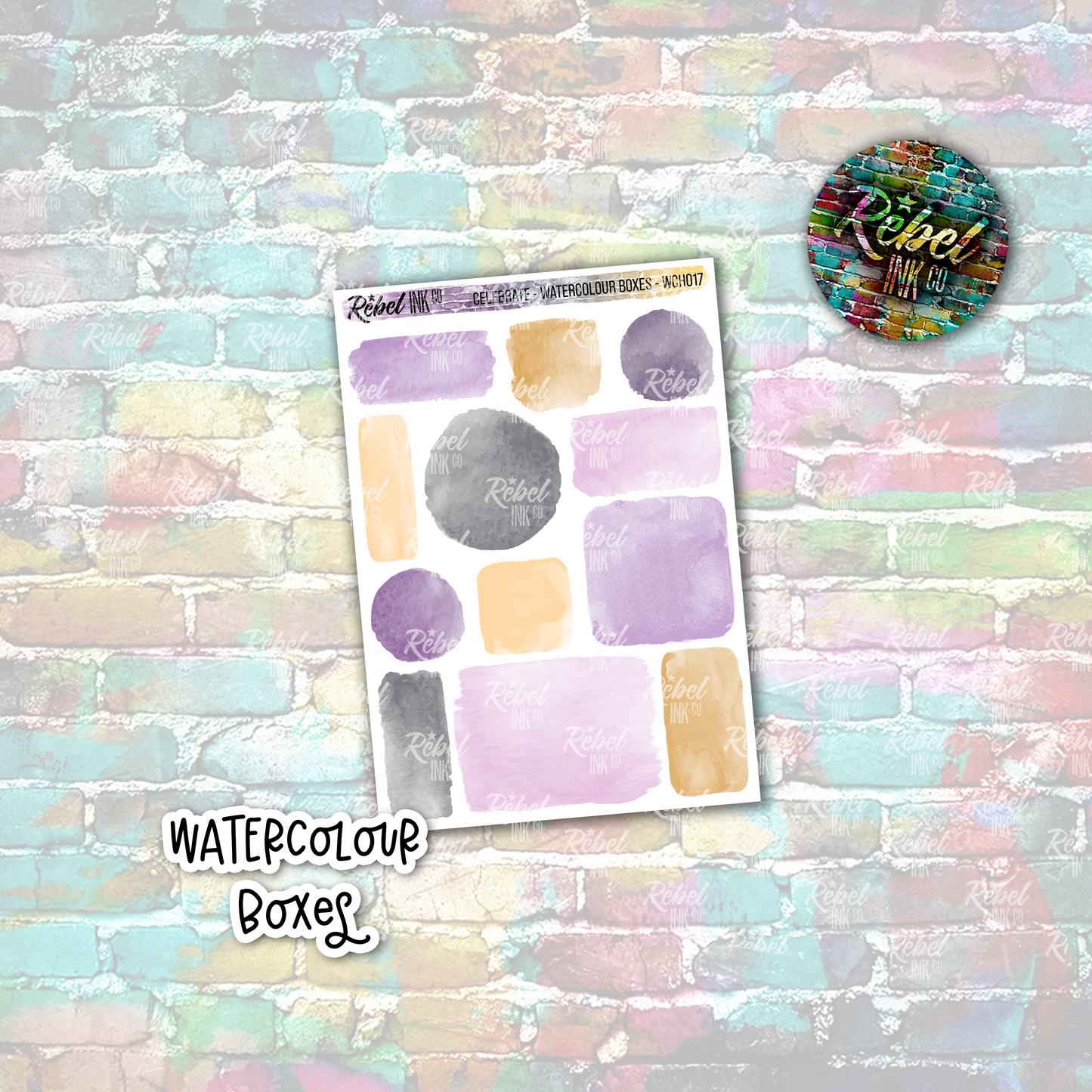 Celebrate - Watercolour Boxes Small