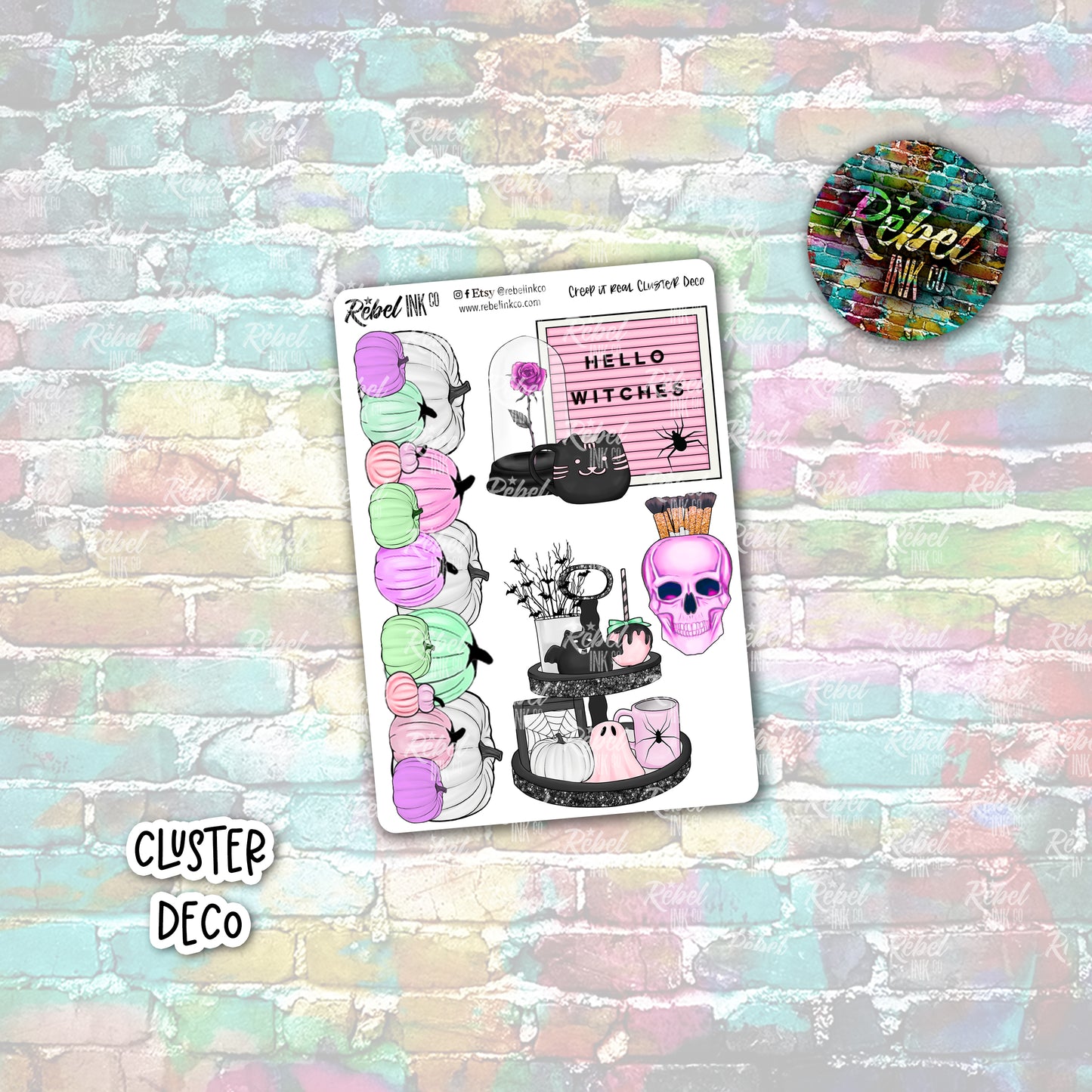 Creep It Real - Cluster Deco