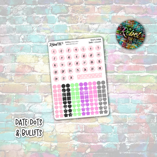 Creep It Real - Date Dots & Bullets