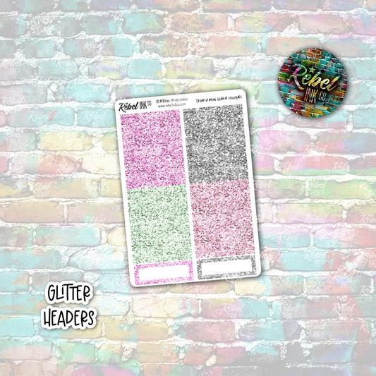 Creep It Real - Glitter Headers